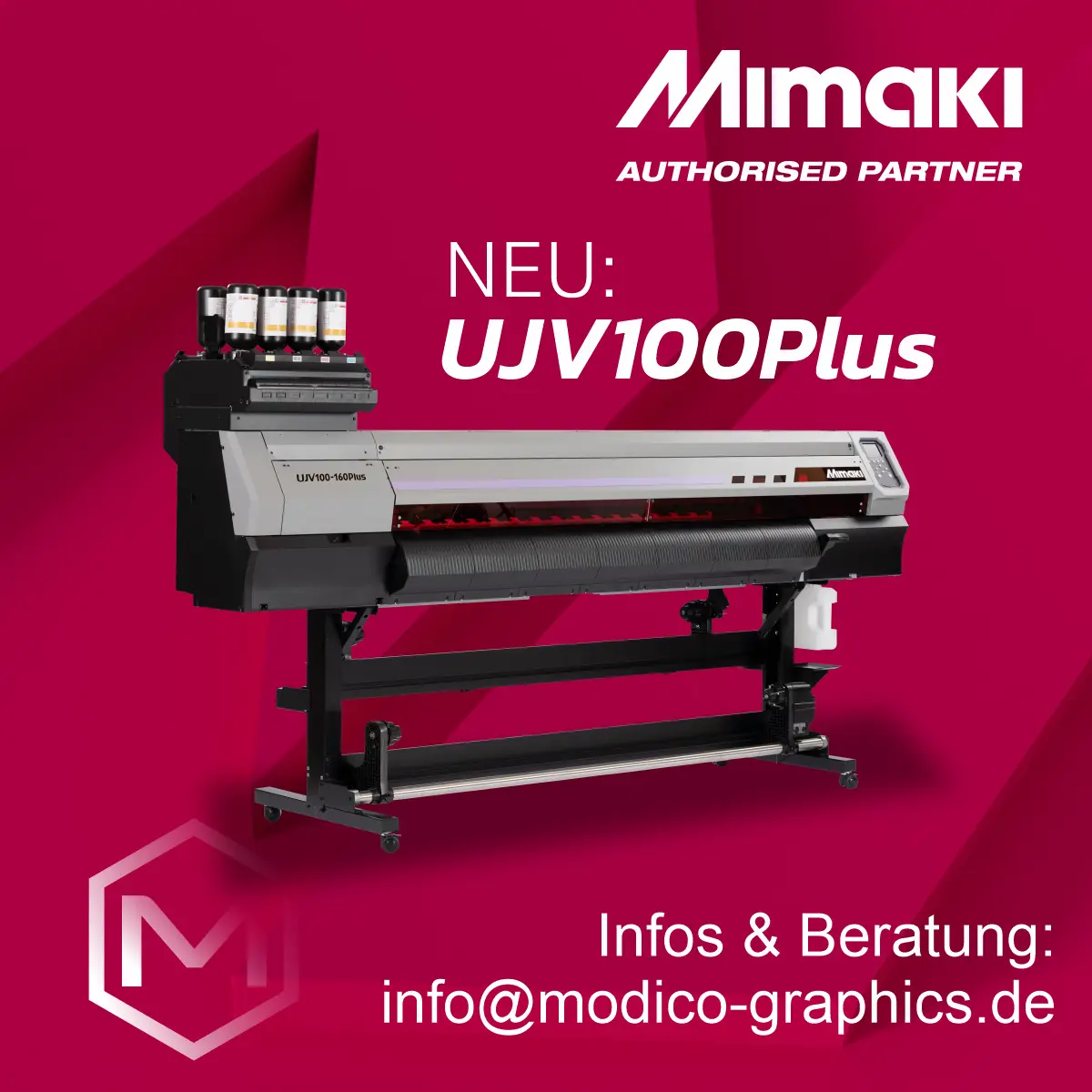 La nueva Mimaki UJV100Plus en Modico Graphics