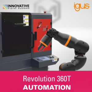Automatizace IDS Revolution360T s robotickým ramenem