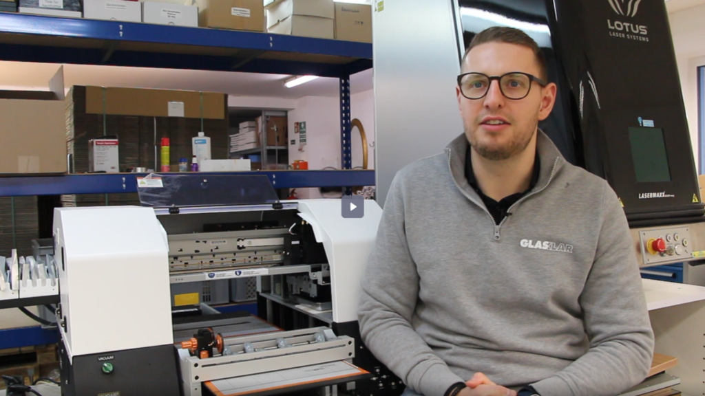 Oliver Bartsch, Managing Director of Glasklar GmbH, testimonial for Modico Graphic Systems