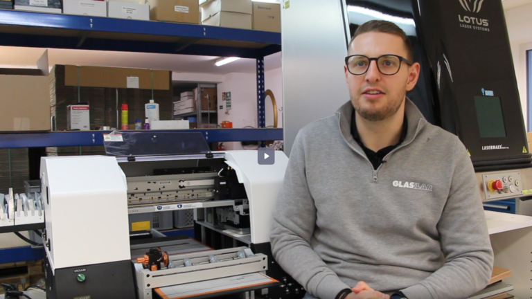 Oliver Bartsch, Managing Director of Glasklar GmbH, testimonial for Modico Graphic Systems