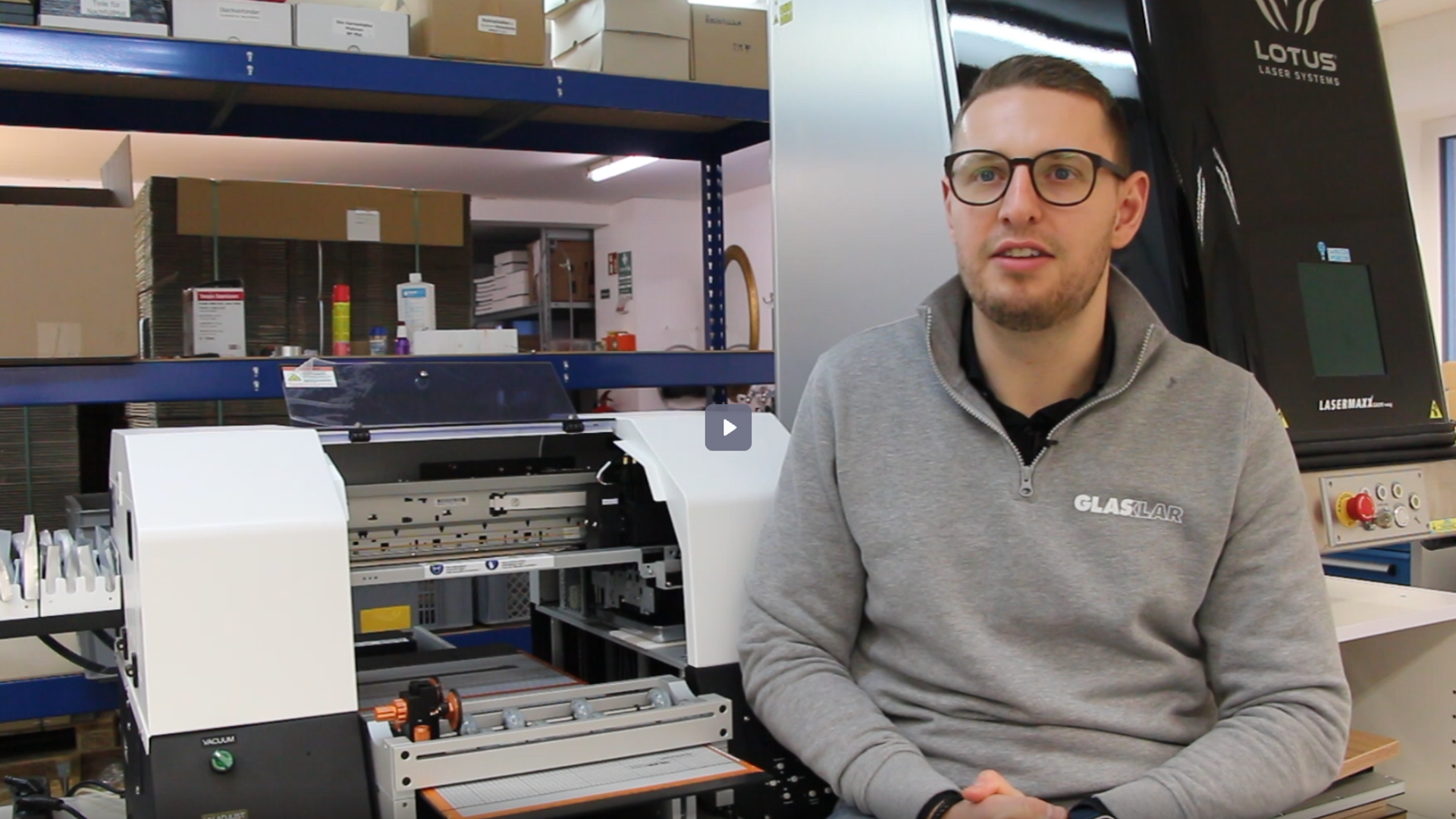 Oliver Bartsch, Geschäftsführer Glasklar GmbH, Testimonial für Modico Graphic Systems
